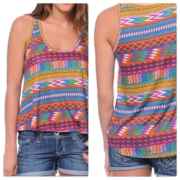 BILLABONG Aztec Colorful Tank - Picture 1 of 6